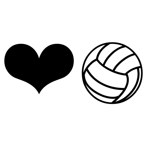 ❤🏐 Emoji Domain black and white Symbola rendering